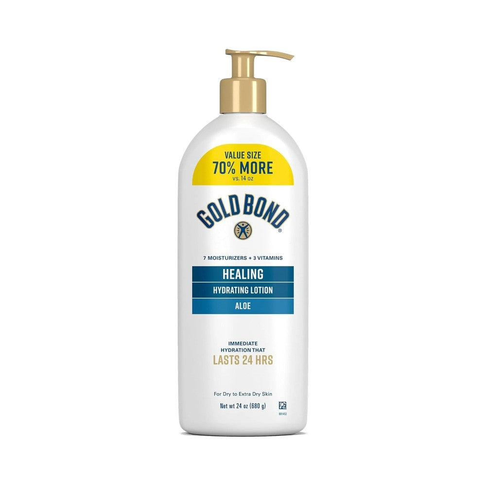 Gold Bond Healing Hydrating Aloe Body Lotion 24oz (680g)