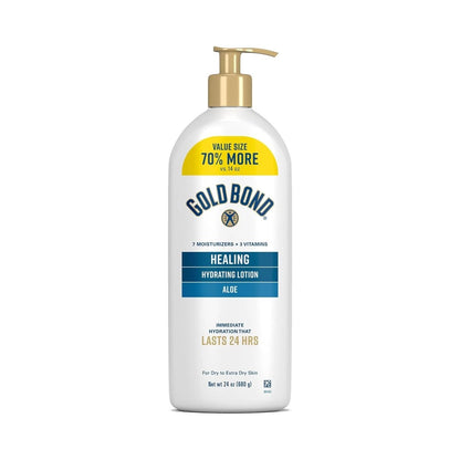 Gold Bond Healing Hydrating Aloe Body Lotion 24oz (680g)