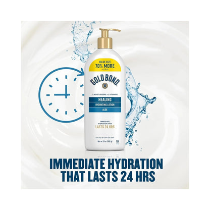Gold Bond Healing Hydrating Aloe Body Lotion 24oz (680g)