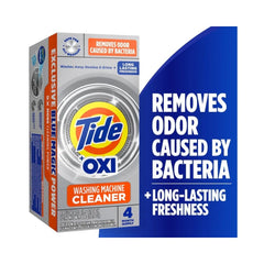 Tide Oxi Washing Machine Cleaner Pouches 4's 10.5 oz (300g)