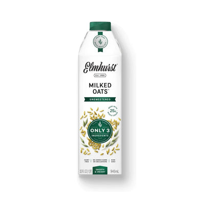 Elmhurst Milked Oats Unsweetened Drink 32oz (946ml)
