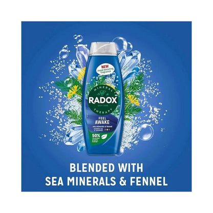 Radox Mineral Therapy Feel Awake 2 in 1 Shower Gel & Shampoo 675ml