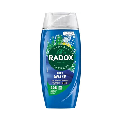 Radox Feel Awake 2 in 1 Shower Gel & Shampoo 225ml