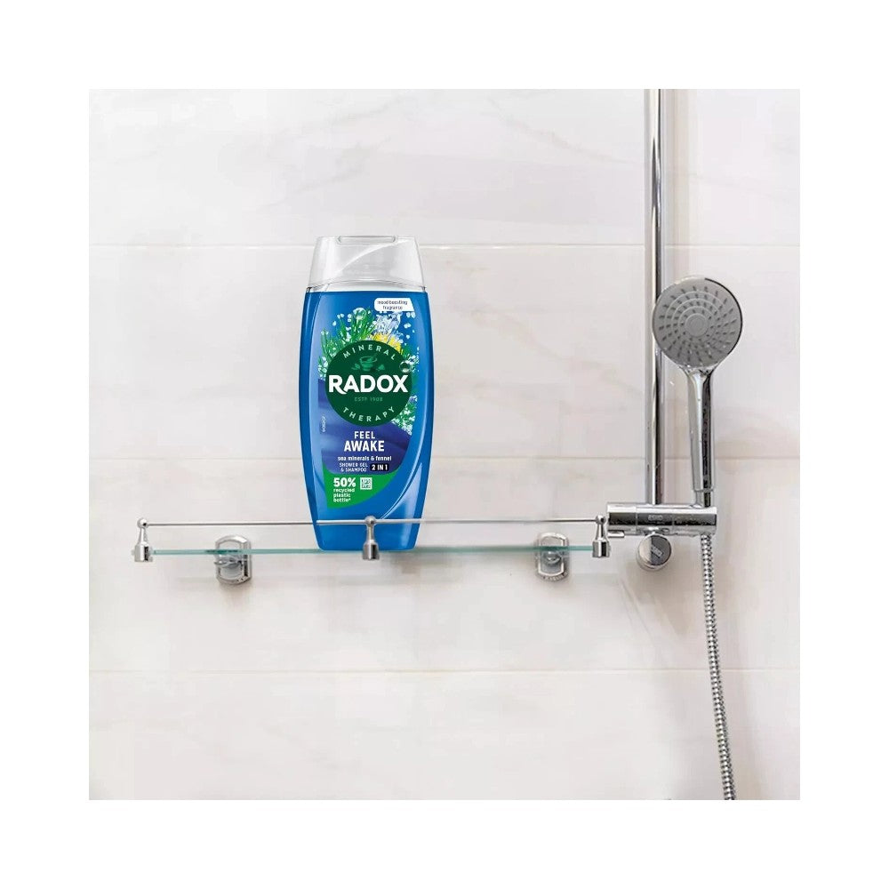 Radox Feel Awake 2 in 1 Shower Gel & Shampoo 225ml