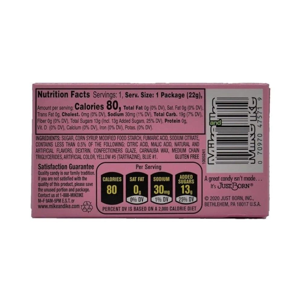 Mike & Ike Watermelon Candy 0.78oz (22g)