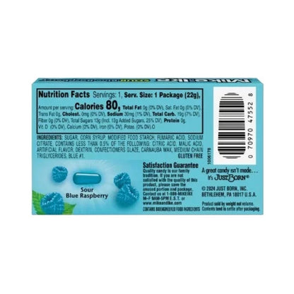 Mike & Ike Sour Blue Raspberry Candy 0.78oz (22g)