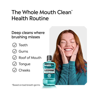 Listerine Coolmint Antibacterial Mouthwash 500ml