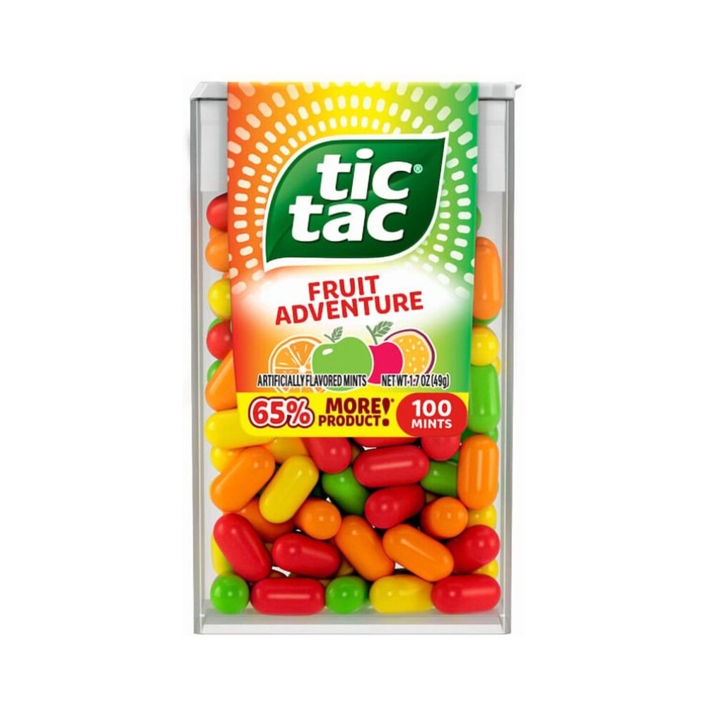 Tic Tac Fruit Adventure Mints 100's 1.7oz (49g)