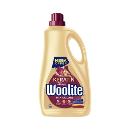 Woolite Keratin Therapy Mix Colors Laundry Detergent 3.6L - 60 Washes