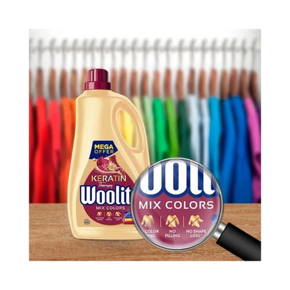 Woolite Keratin Therapy Mix Colors Laundry Detergent 3.6L - 60 Washes