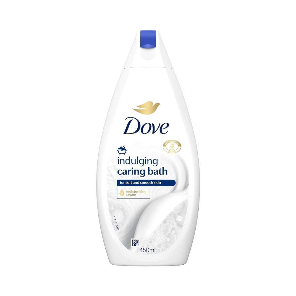 Dove Indulging Caring Bath Moisturising Cream Body Wash 450ml