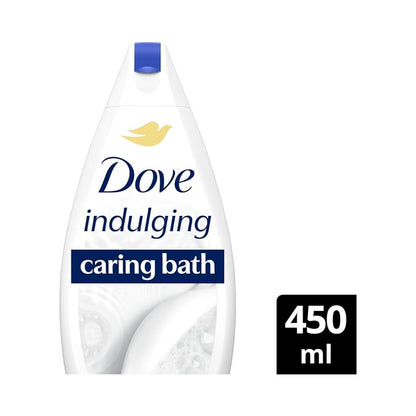 Dove Indulging Caring Bath Moisturising Cream Body Wash 450ml