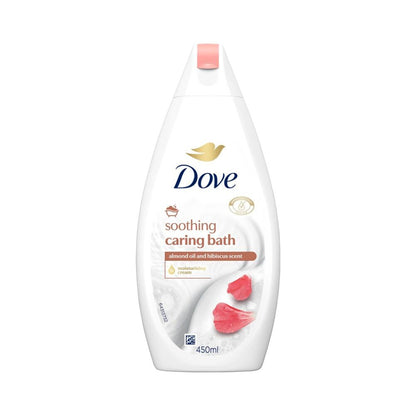 Dove Soothing Caring Bath Almond Oil & Hibiscus Body Wash 450ml