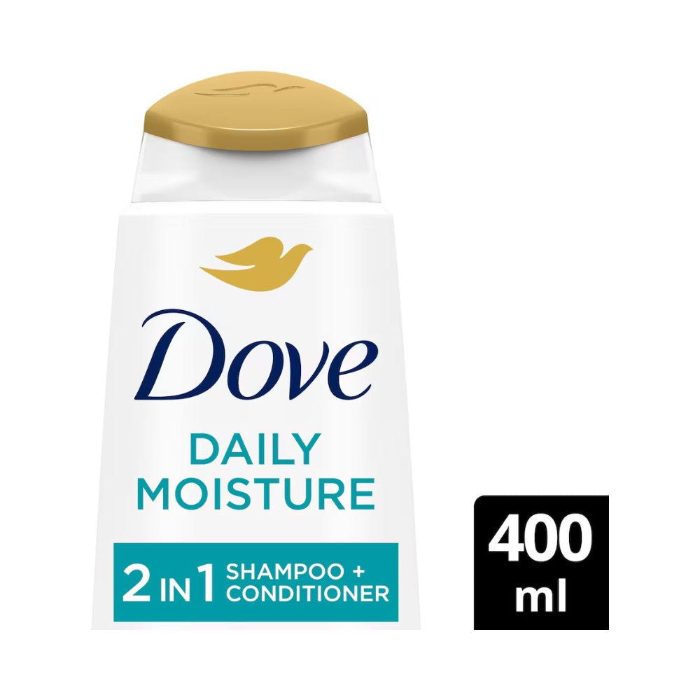 Dove Daily Moisture 2 in 1 Shampoo & Conditioner 400ml