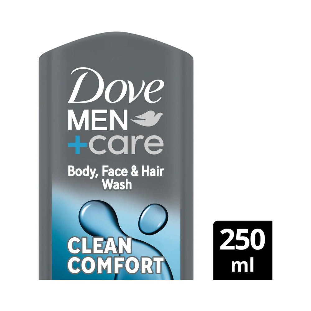 Dove Men+Care Clean Comfort Body & Face Wash 250ml