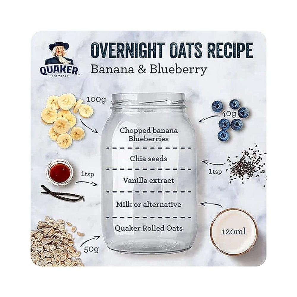 Quaker Rolled Oats Cereal 1kg