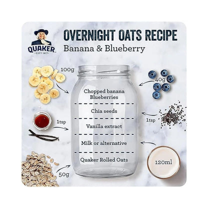 Quaker Rolled Oats Cereal 1kg