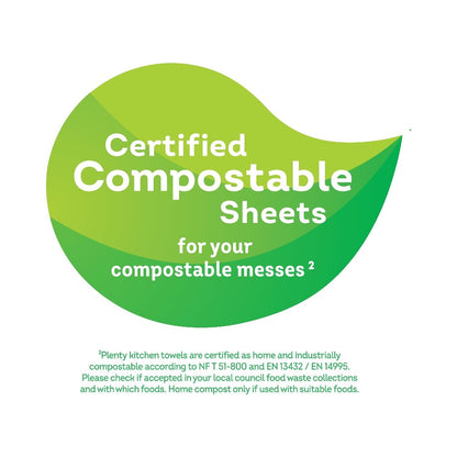 Plenty Original Kitchen Towel Sheets 95's - Pack of 2