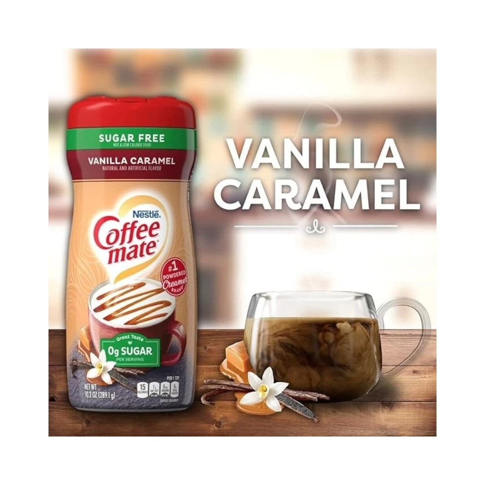 Nestle Coffee Mate Vanilla Caramel Sugar Free Powder Coffee Creamer (289g)