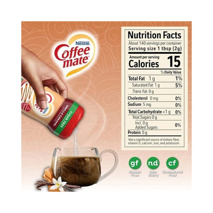 Nestle Coffee Mate Vanilla Caramel Sugar Free Powder Coffee Creamer (289g)