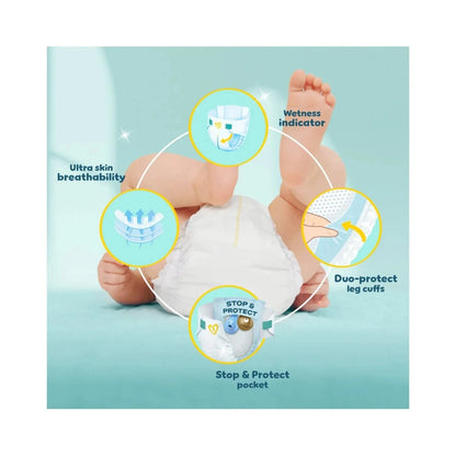 Pampers Premium Protection New Baby Nappies Size 0 - 24 Nappies