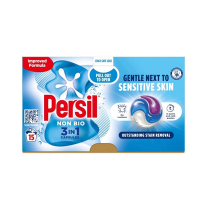 Persil Non Bio 3 in 1 Laundry Detergent Capsules 15's