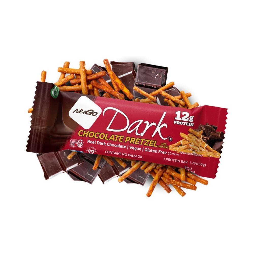 NuGo Dark Chocolate Pretzel Sea Salt Protein Bar 1.76oz (50g)