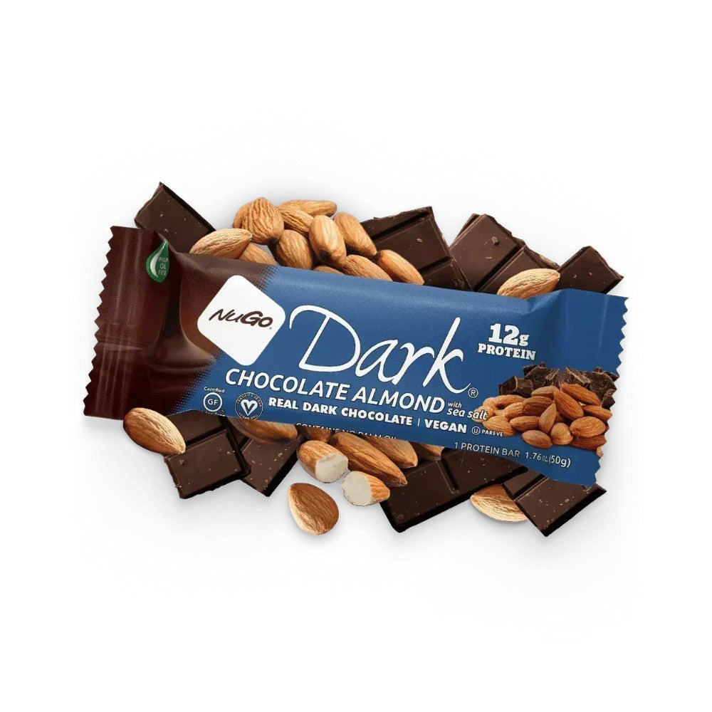 NuGo Dark Chocolate Almond Protein Bar 1.76oz (50g)