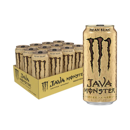 Monster Java Mean Bean Coffee & Energy Drink Cans 443ml - Pack of 12