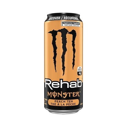 Monster Rehab Peach Tea Energy Drink Can 458ml