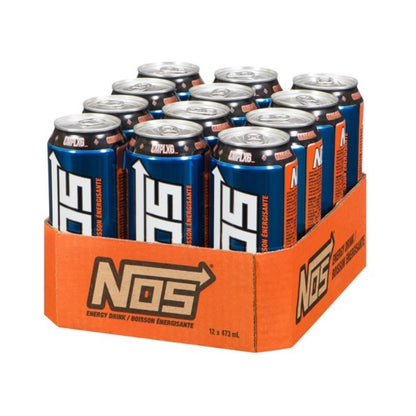 NOS Energy Drink Cans 473ml - Pack of 12
