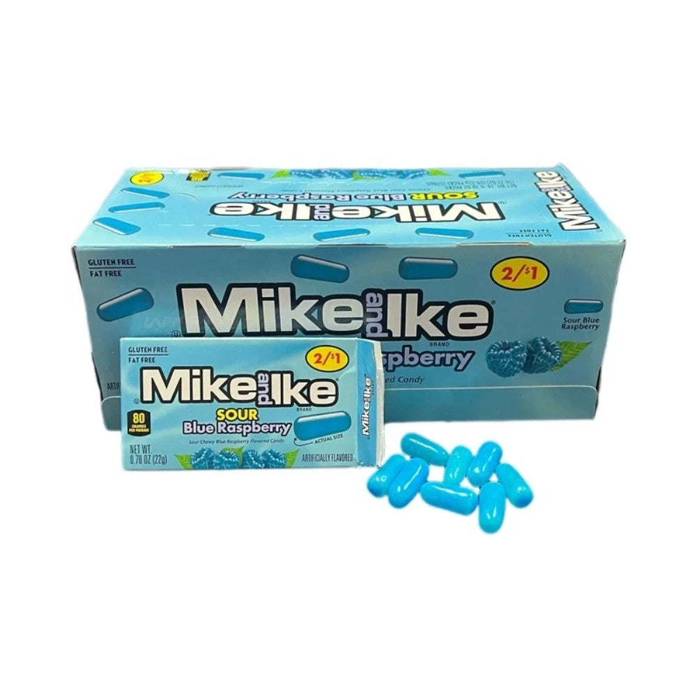 Mike & Ike Sour Blue Raspberry Candy 0.78oz (22g)
