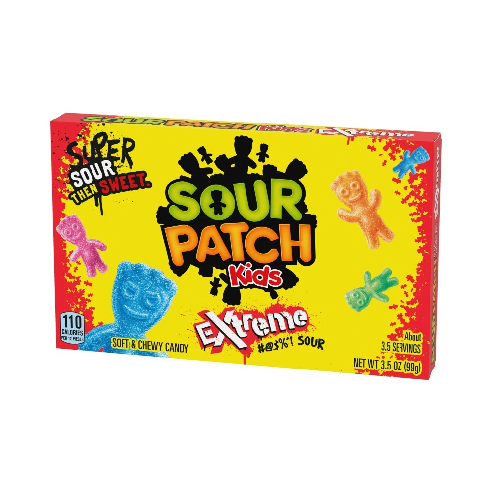 SOUR PATCH KIDS Extreme Sour Soft & Chewy Candy 3.5oz (99g)