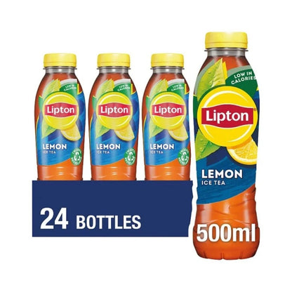 Lipton Lemon Ice Tea Bottles 500ml - Pack of 24