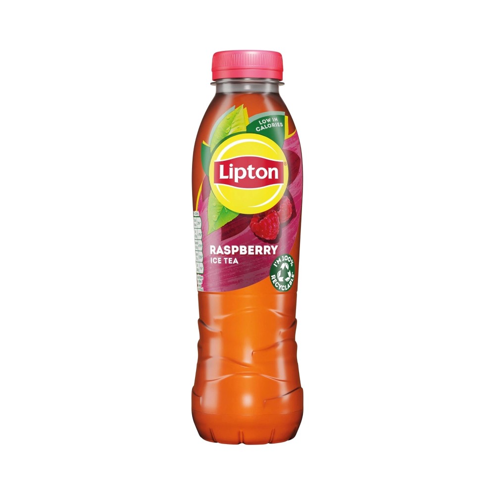 Lipton Raspberry Ice Tea Bottles 500ml - Pack of 12