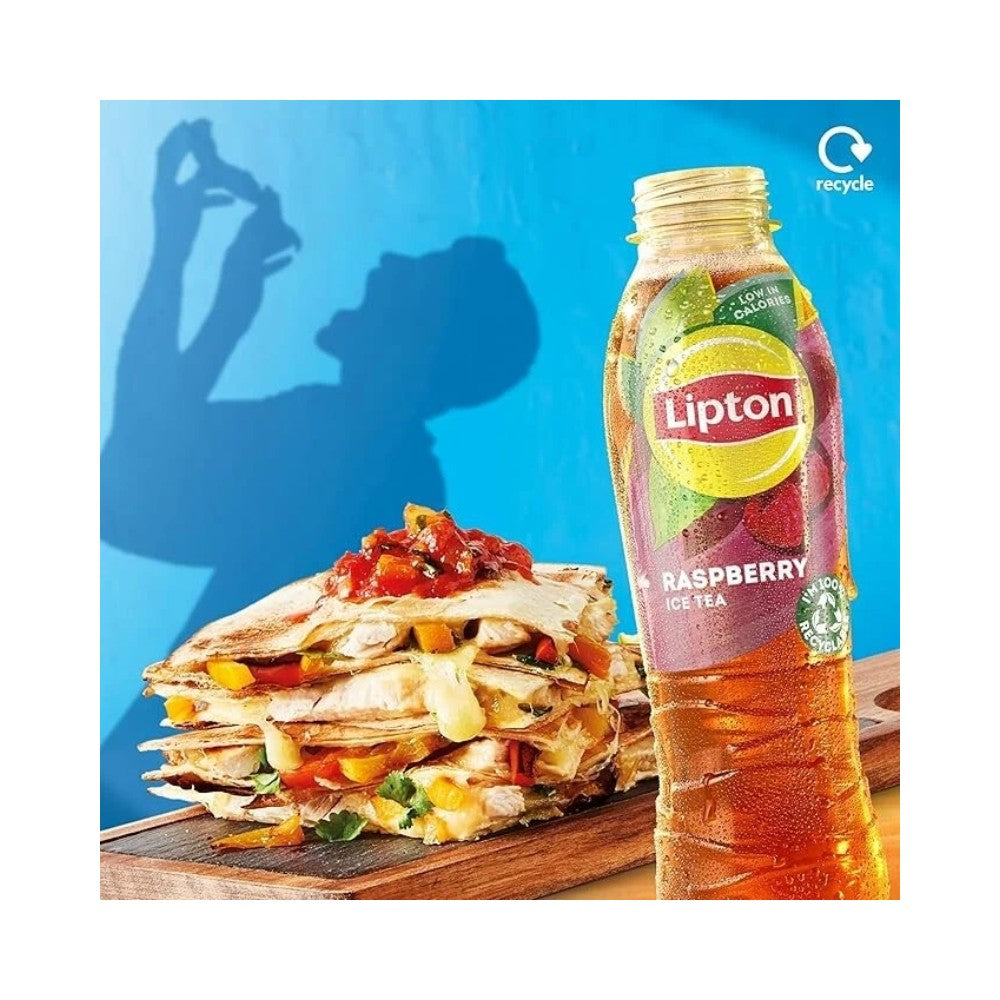 Lipton Raspberry Ice Tea Bottles 500ml - Pack of 12