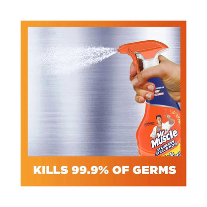 Mr Muscle Stainless Steel & Hob 3 in 1 Cleaner Spray 530ml