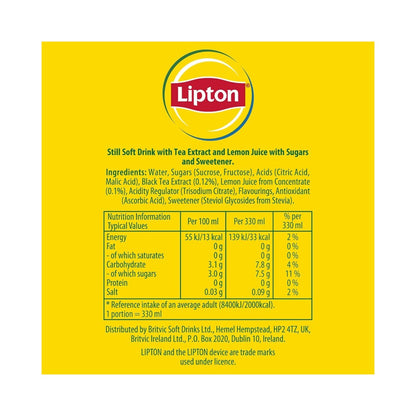 Lipton Lemon Ice Tea Bottles 1.25L - Pack of 6