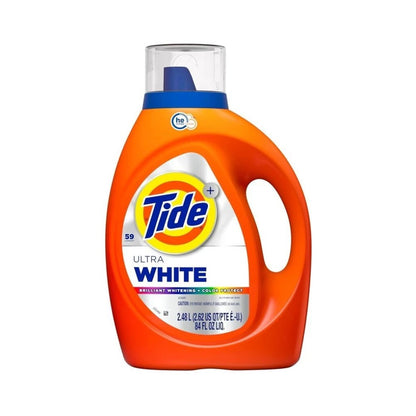 Tide HE Ultra White Liquid Laundry Detergent 84oz (2.48L) | 59 Loads