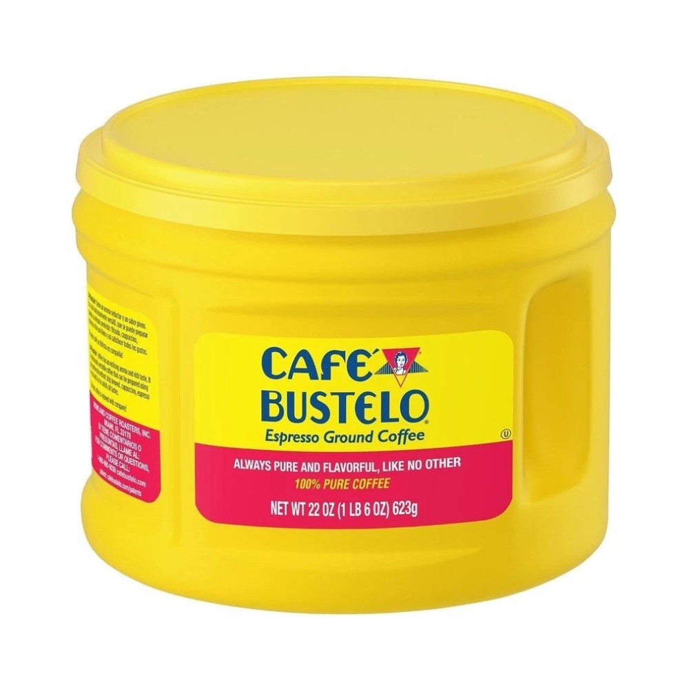 Cafe Bustelo Espresso Ground Instant Coffee Tub 22oz (632g)