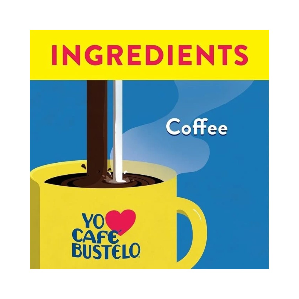 Cafe Bustelo Espresso Ground Instant Coffee Jar 7.05oz (200g)
