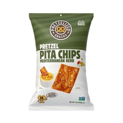 Pretzelized Mediterranean Herb Pretzel Pita Chips 7oz (198g)