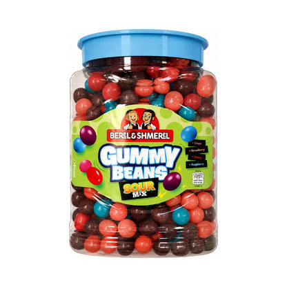 Berel & Shmerel Sour Mix Gummy Beans Candy 800g - Chinese Import