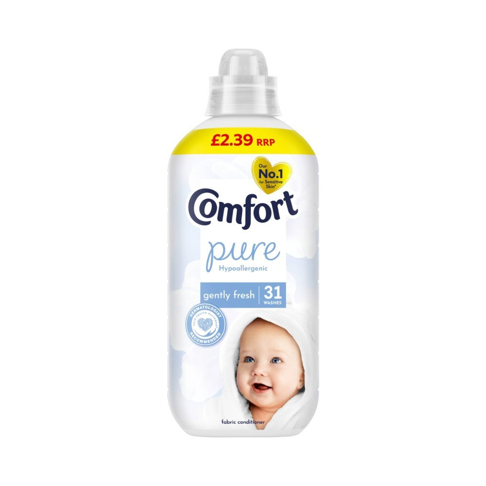 Comfort Pure Gently Fresh Fabric Conditioner 930ml - 31 Washes