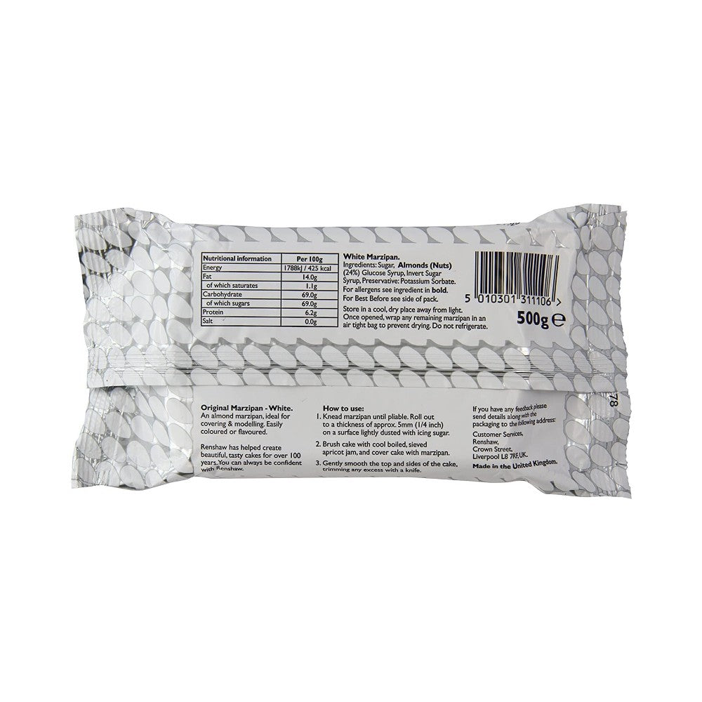 Renshaw Original White Marzipan 500g