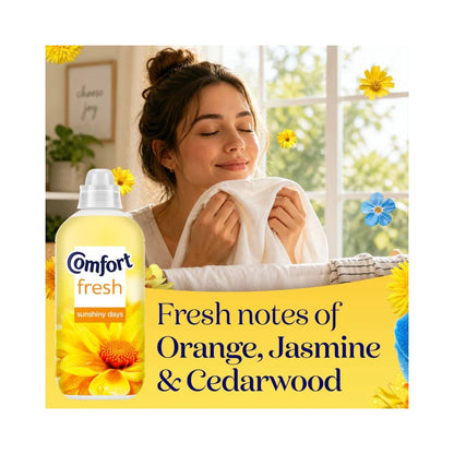 Comfort Fresh Sunshiny Days Fabric Conditioner 930ml - 31 Washes