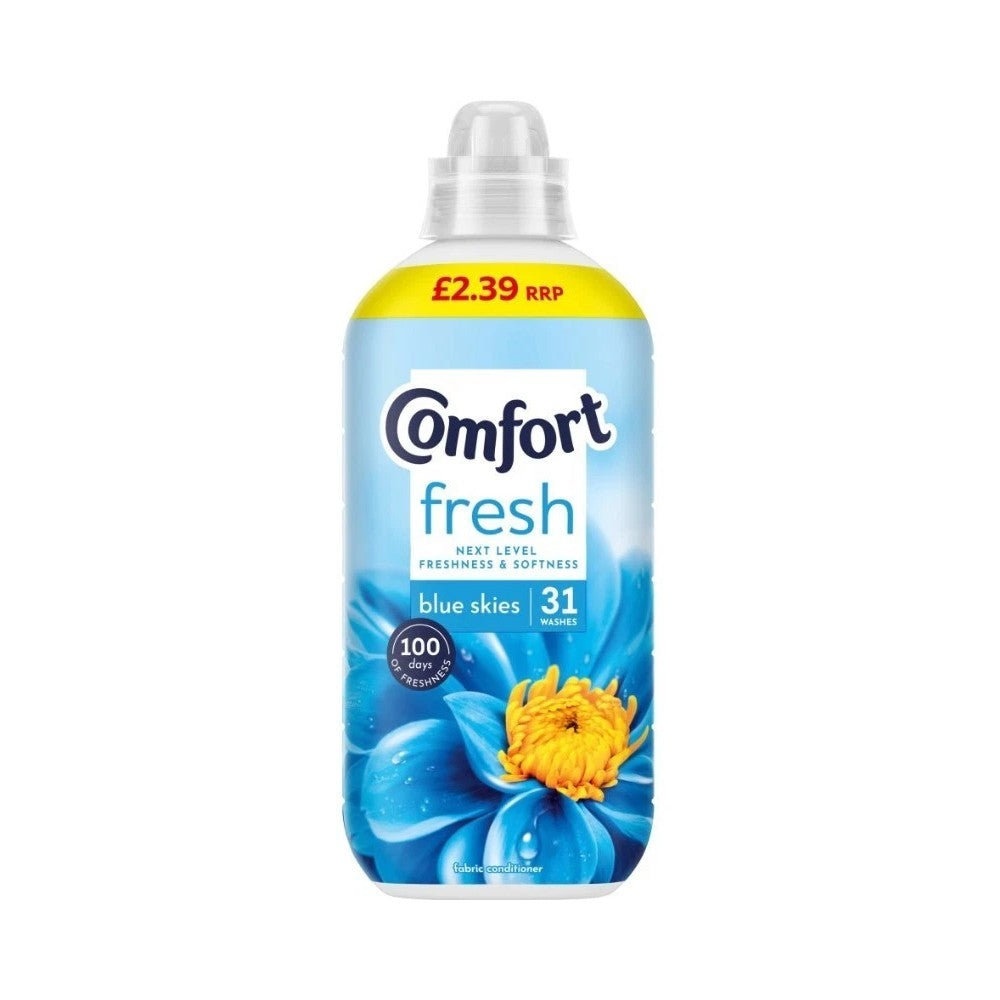 Comfort Fresh Blue Skies Fabric Conditioner 31 Washes