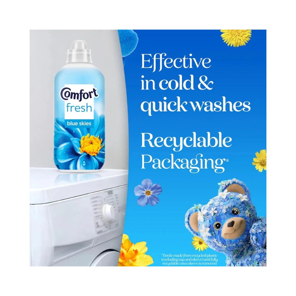 Comfort Fresh Blue Skies Fabric Conditioner 31 Washes