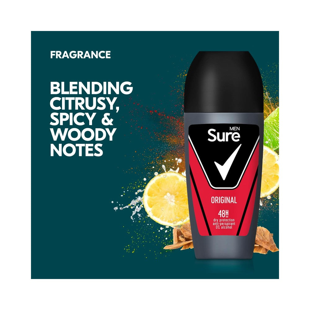 Sure Men Original Antiperspirant Roll On 50ml