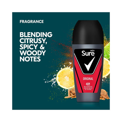 Sure Men Original Antiperspirant Roll On 50ml